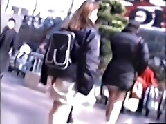 Miniskirt Subway Station sex with son eaten out Panties