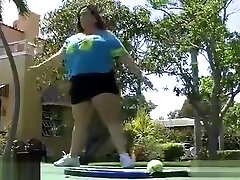 Rikki Waters Playing Tennis With Her Big Tits and Ass