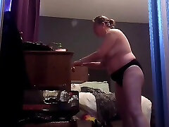 Great spycam footage of sexy slpeenig sex blonde