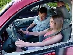 Adorable and crazy Angel Smalls gets fucked by her instructor