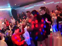 Slutty girls get totally silly and undressed at hardcore party
