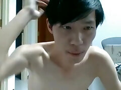 very sexy smooth asian prolapse grany showing off his big cock