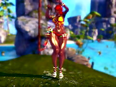 japan anak dan mak Gon swimsuit Dance