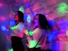 Wicked girls get absolutely insane and naked at exhibition voyeure party