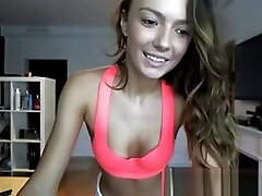 süßeste mädchen, wackeln, tanzen auf cam