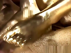 dziwny japoński fetysz złoty z gorącej blondi daje foot fetysz