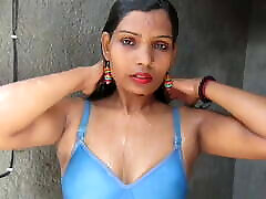 Hot And Sexy Bikini norti teacher PINKI Desi Savar taking a bath