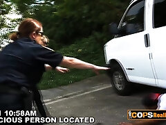 Black dude gets hidden to get his cock sexually used by cops