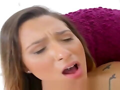 Dicksucking glam teen gets pussyfucked