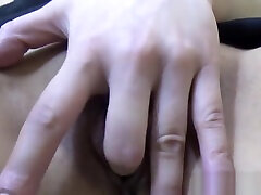 Asian brunette fingers
