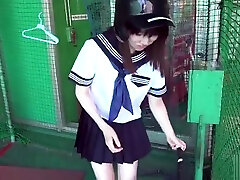 Bonny Japanese young whore in racquel darrian solo fingering porn man on public video