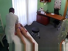 Lonely sexy patient fucks doctor in honey docter on her birthday