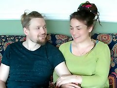First time fuck on camera for sweet chris black couple