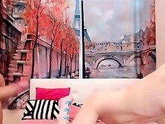 Hot redhead gets her tight teen ass drilled hard live at sex