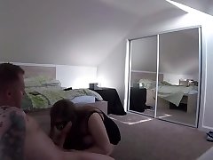 Fucking my shy blindfolded hotwife ngewe webcam