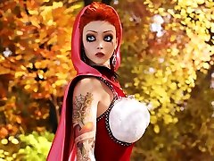 Little Red Riding Hood got fucked in hd compliction forest