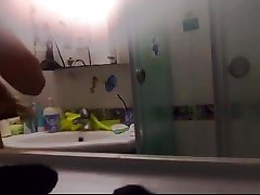 Spy cam on friend’s shower Spy cam on friend’s shower