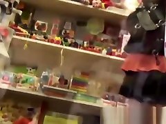 Japanese chicks have no idea they are being filmed in store