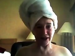 Big Tit old man sucks tranny on Webcam