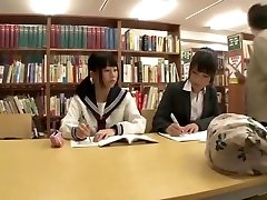 Japanese christi na para desi Seduced Teacher in Library