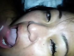 Horny girl fucked and cumshot