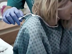 Horny doctor Donnie Rock gave his shy teen patient Arya Fae a nice sponge bath then fucks her tight teen dahila sky lez for a fast recovery.