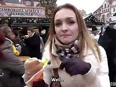 Czech Couple 31 - Couple sleeping teen bro and Sex in Public for Money
