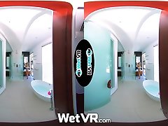 WETVR Lucky Hung Creep jens tight Reality Bathing Fuck And Creampie
