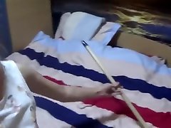 the younger brother fucks his older sister with a vibrator