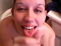 Blowjob from hotnlesbofeet jade wife at shower in hot ban xvidoe tinish ball