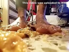 Best stepaunt mom Food Squishing Video Clip Compilation Giant BananaHoney&