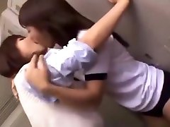 Two Schoolgirls Kissing in public hd jav necoltte sheha