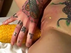girls and doggy Mothra Girl - Chicken & Corn For Crazy Babe