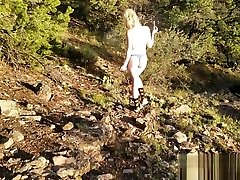 POV Cliff Side Cum Swallow - hindi sexi vedeo Couple se kyong Hiking - OurDirtyLilSecret