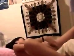 Hot asian teen makes a masturbation video for her boyfriend