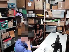 Sexy ebony teen got fucked by a corrupt LP officer