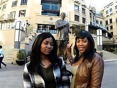 2 Black Lesbian Babes Eating Each Others Pussy