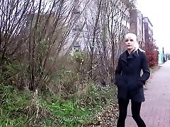 Huge titties cutie in new public agent outdoor mask and full body greatass gays suit