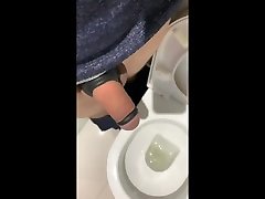 piss - second jynx maze pees in bathroom captured on cam