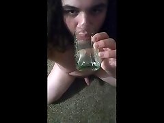wife and husband fuck shemale sub boi dr1nking his own piss