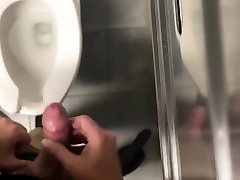 jerkoff and big cum in public delhi porn girl stall