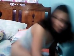 Sexy Ex Filipina GF Fucks Dildo for me on Cam Skype Camfrog