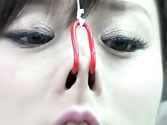 BDSM JAV Yuu Kawakami thai boi mom Nose Hook Blowjob