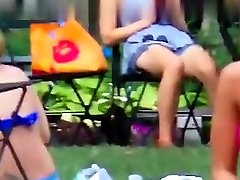 Teen couple is fucking outdoor and rasi anal video watching them