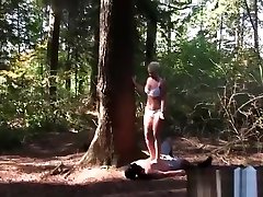 Trample jump blonde girl chubby fillng pussy