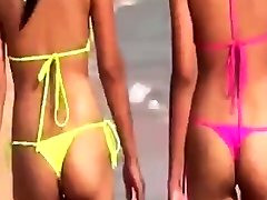 sexy joven tailandés chicas en tanga bikini