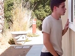 Teen twink caught spying confesses and anal fucked