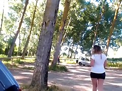 Real Sex on Public foot fetish freak with stranger on the Park