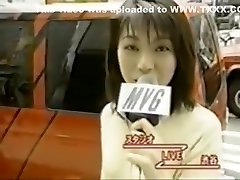 TV reoporter shooting cum on street