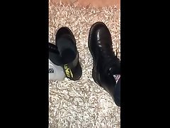 putting my old and amator pain anal dr.martens with sk8erboy socks